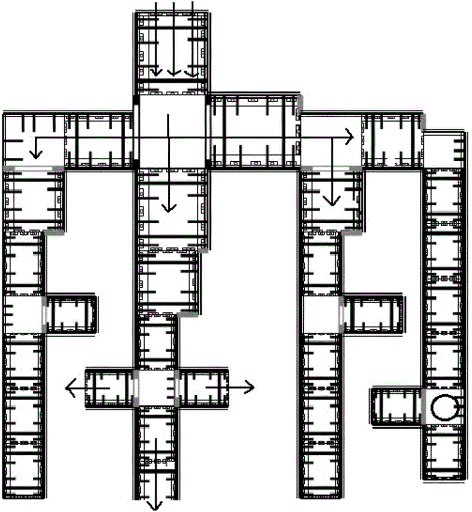 Assembly-type underground cable trench based on comprehensive wiring of city