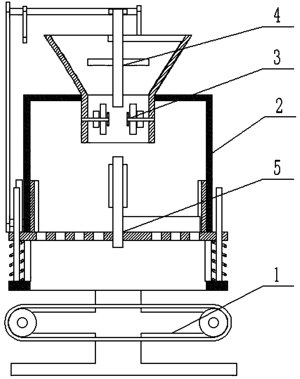 Biomass fuel forming preparation device