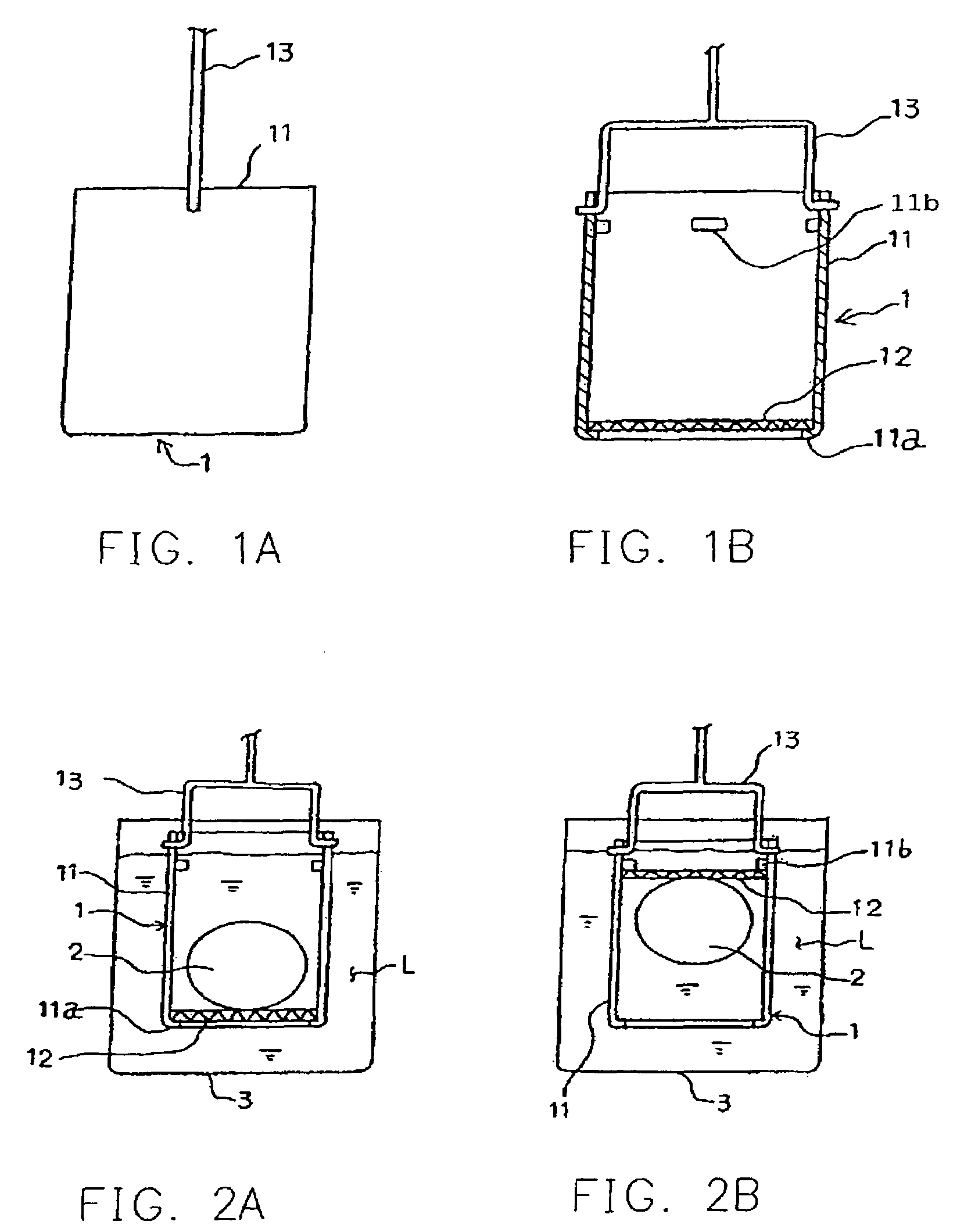 Underwater weighing container and apparatus for measuring specific gravity