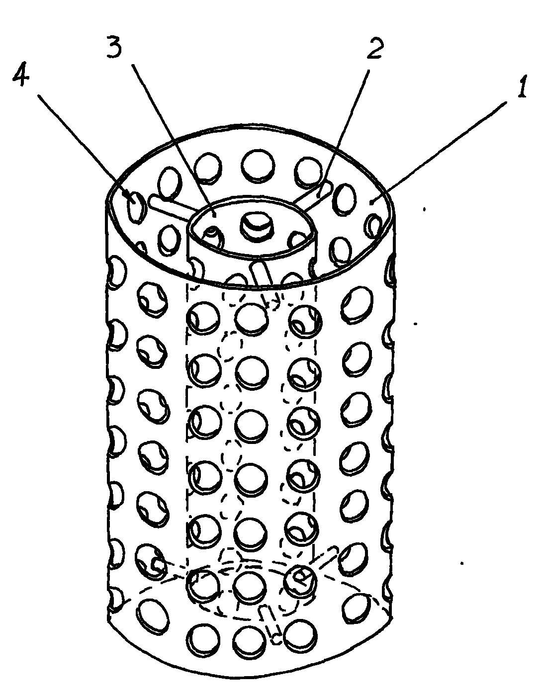 Auxiliary bone grafting bracket for large bone defect