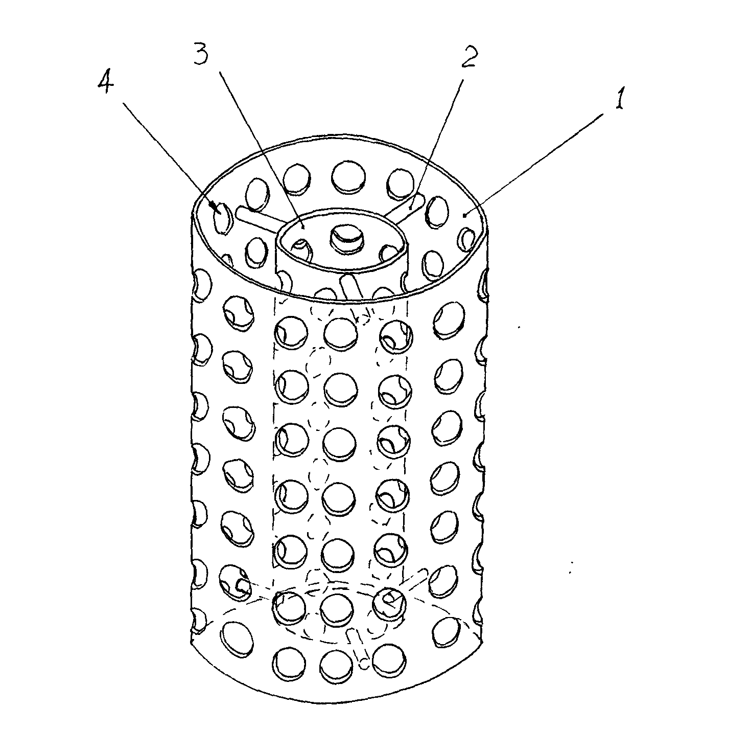 Auxiliary bone grafting bracket for large bone defect