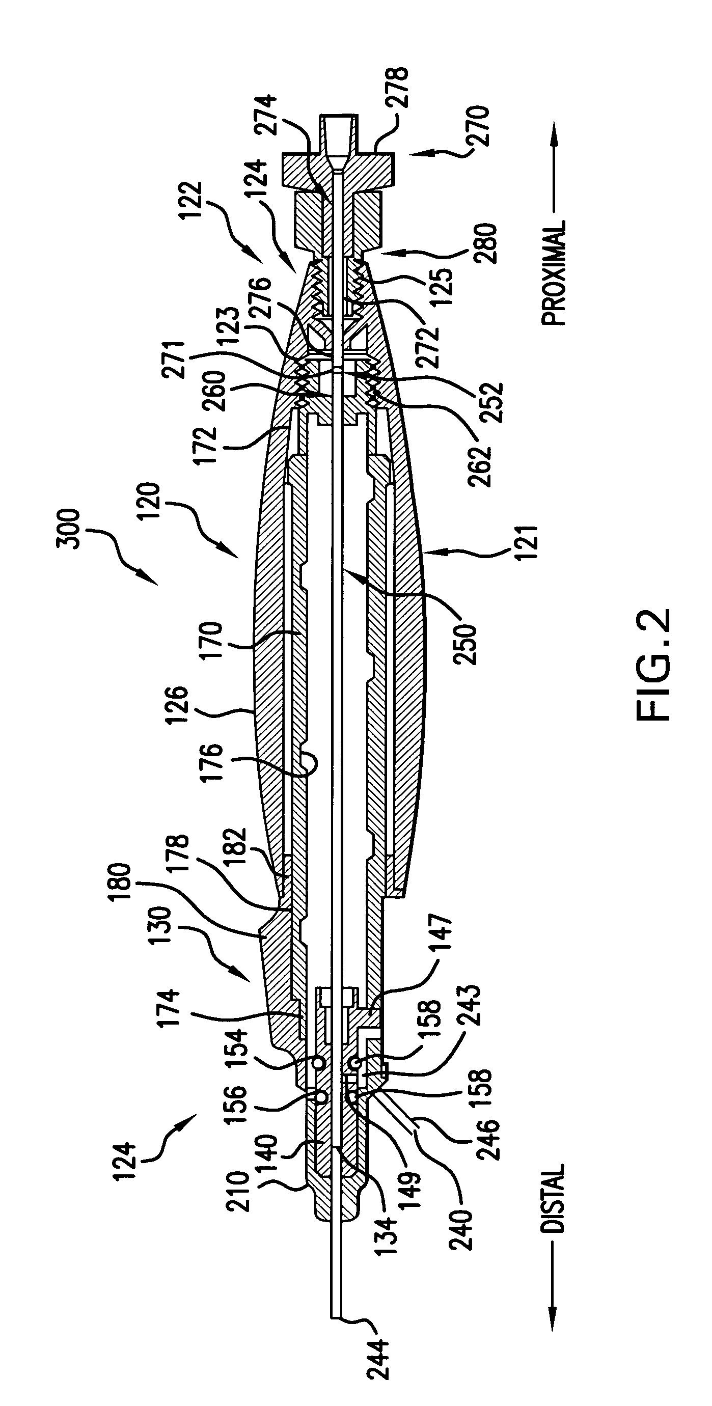 Delivery system for a medical device