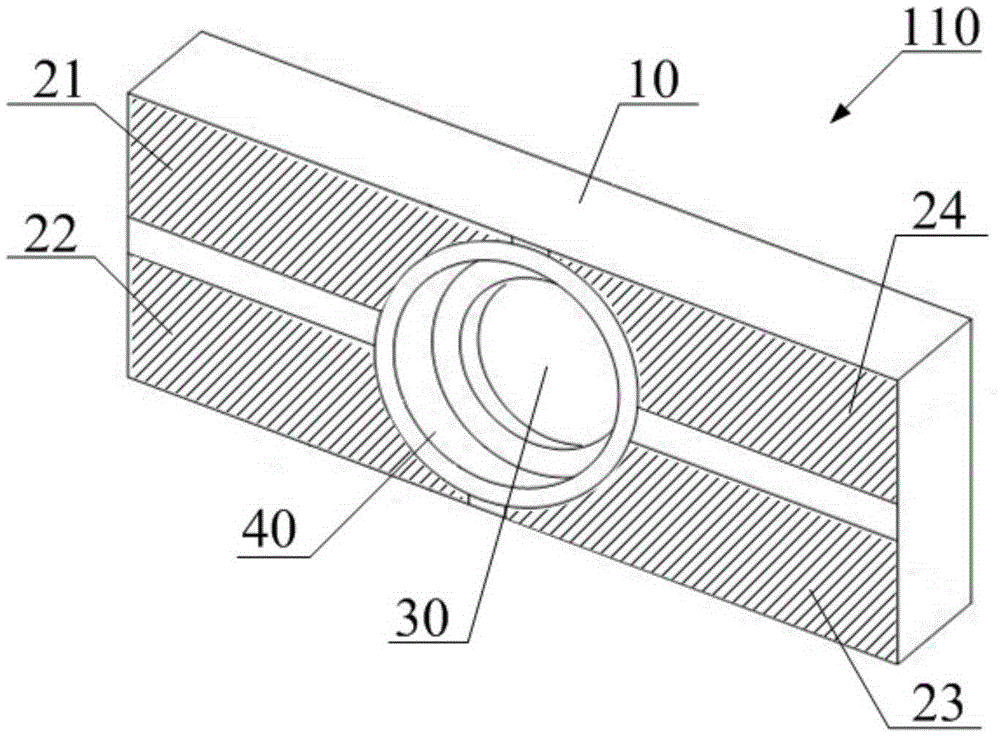 Impact-free rectangular plate piezoelectric micro-motor