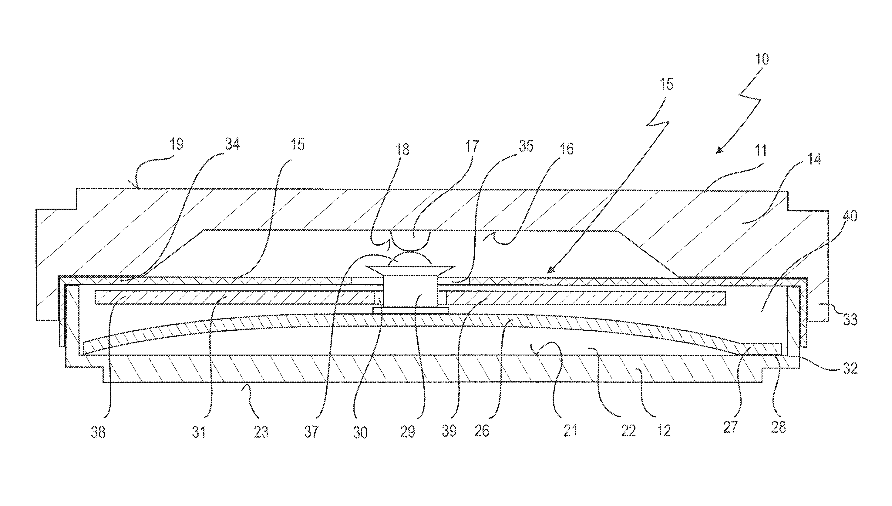 Temperature-dependent switching mechanism