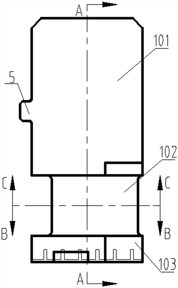 Manufacturing method of assembled stationary blade partition plate of rotary drum steam turbine