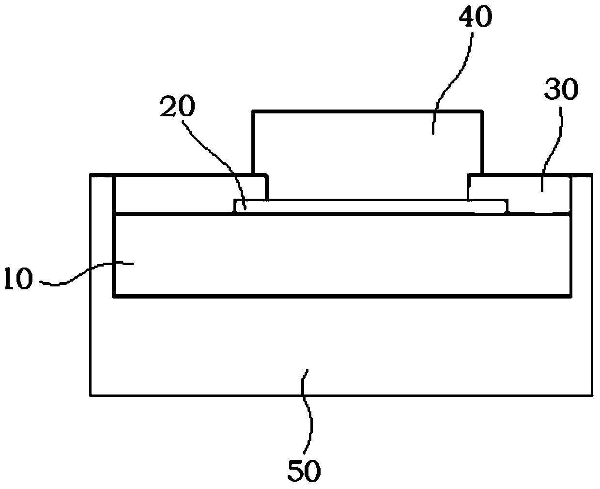 Five-side packaged CSP (chip scale package) structure and manufacturing process