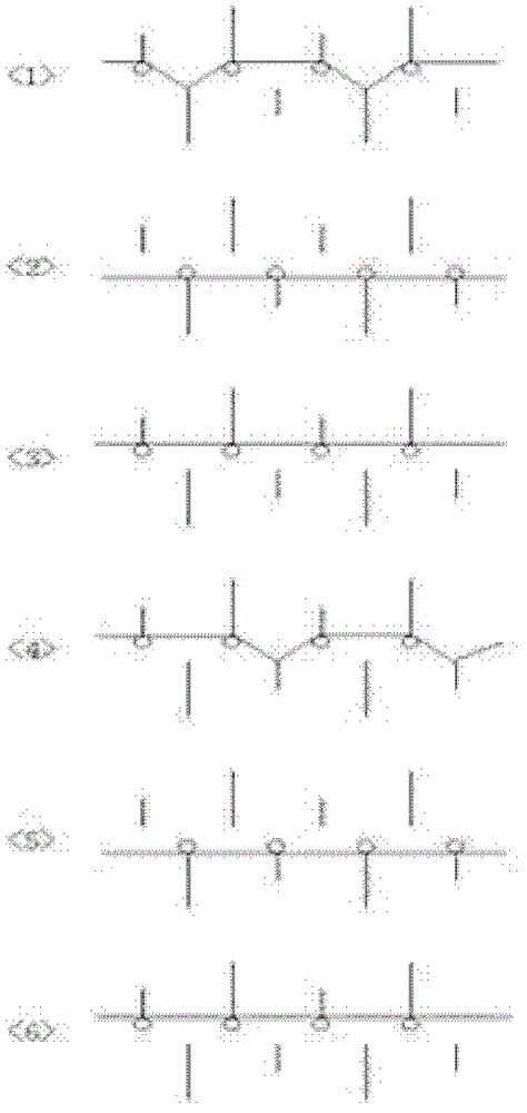 One-way moisture-transferring fabric and processing method thereof