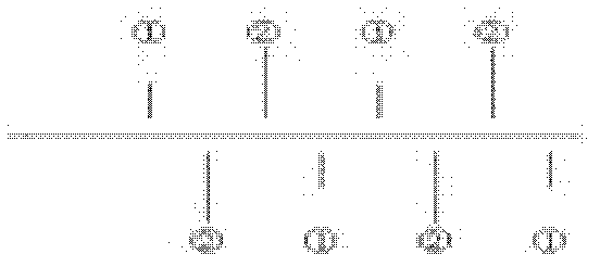 One-way moisture-transferring fabric and processing method thereof