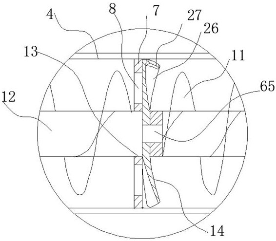 Sludge treatment device for land reclamation