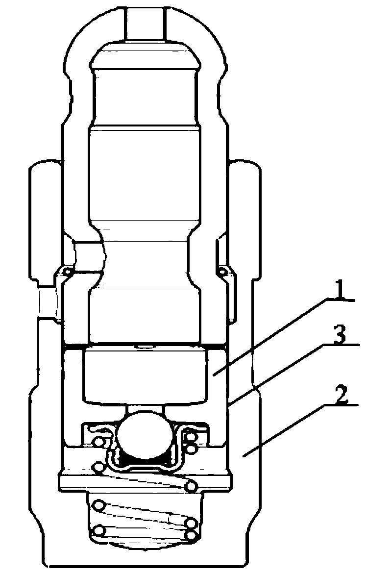 Hydraulic adjusting device and plunger piston