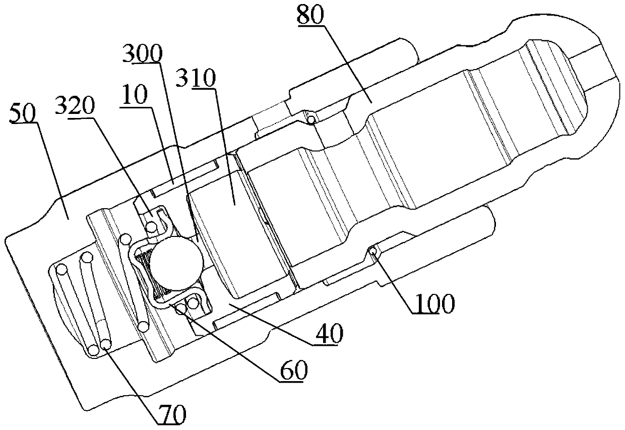 Hydraulic adjusting device and plunger piston