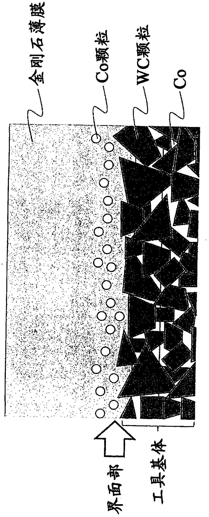 Diamond coating and cutting element