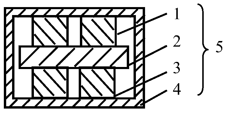 High-stiffness and high-damping local resonance unit for constructing acoustic metamaterial structure