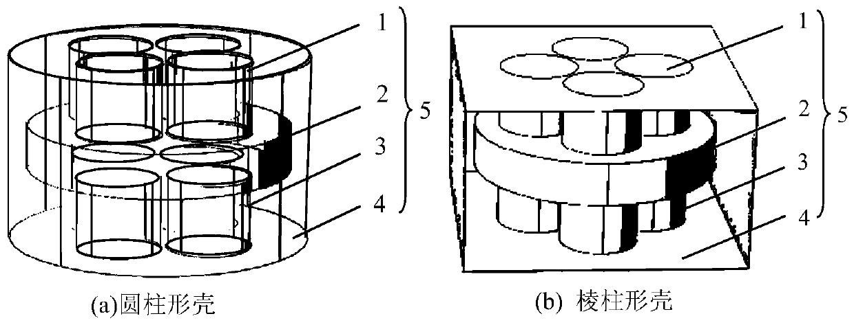 High-stiffness and high-damping local resonance unit for constructing acoustic metamaterial structure