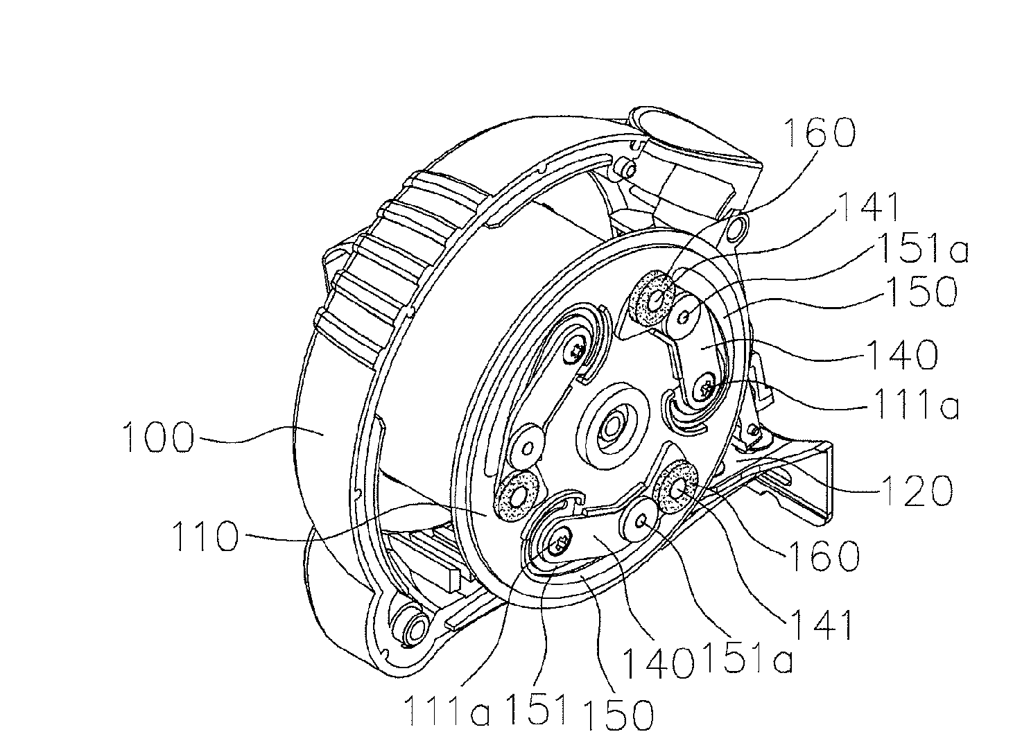 Tape measure with self-regulating speed control mechanism