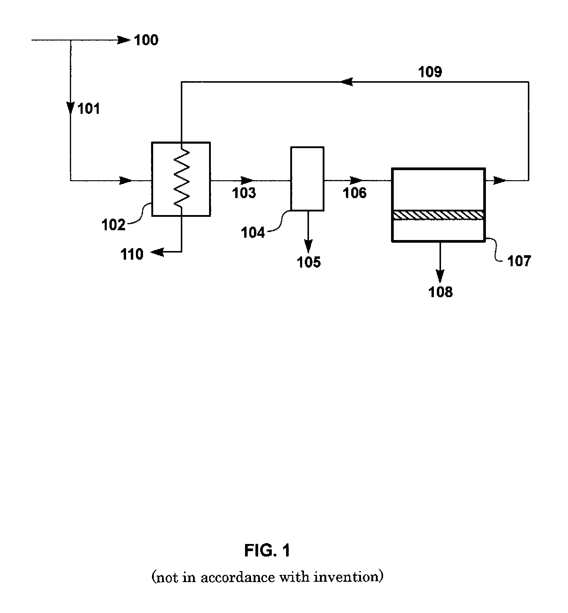 Fuel gas conditioning process using glassy polymer membranes