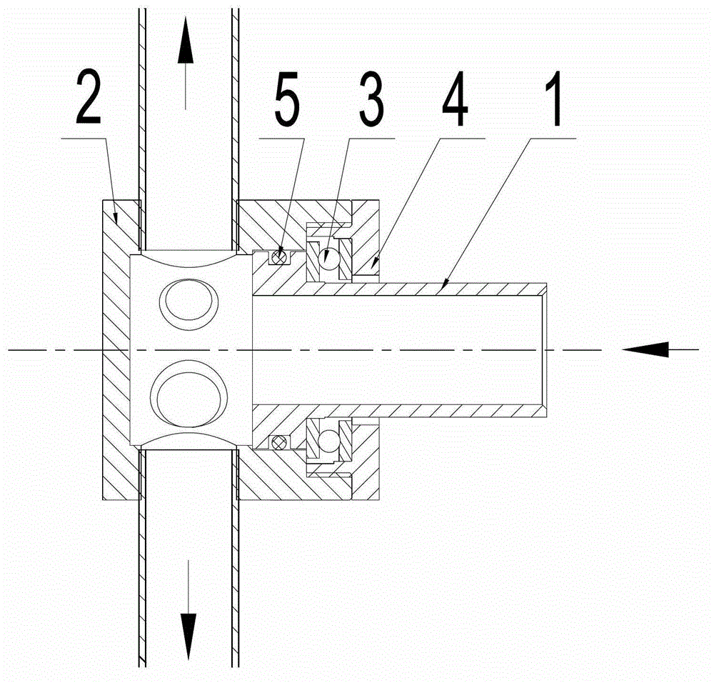 Rotation type foam fire suppression device