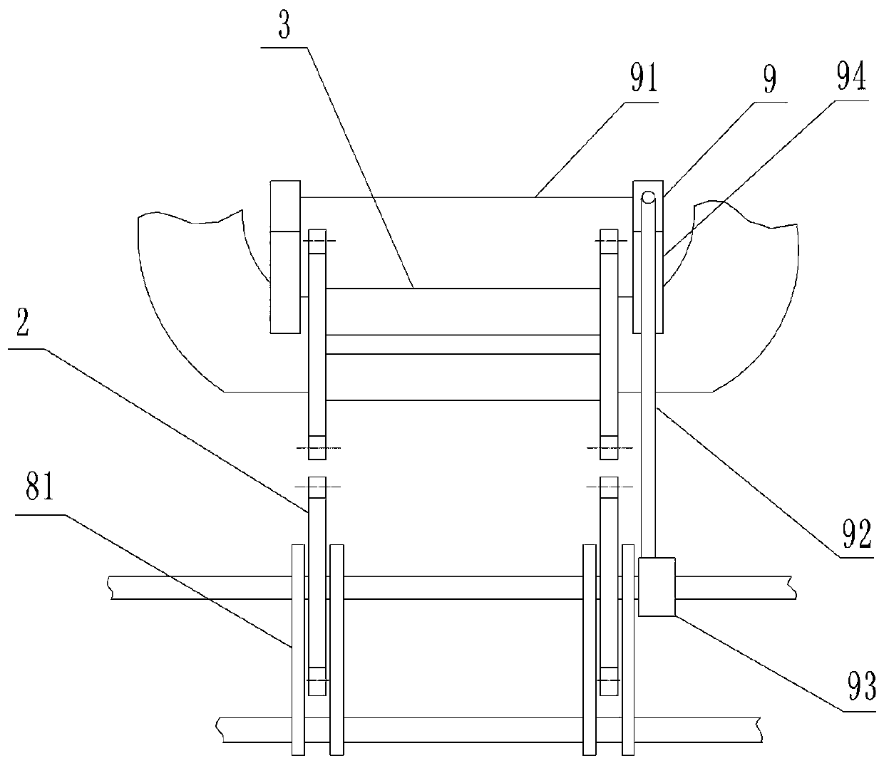 Three-dimensional winding core winding device