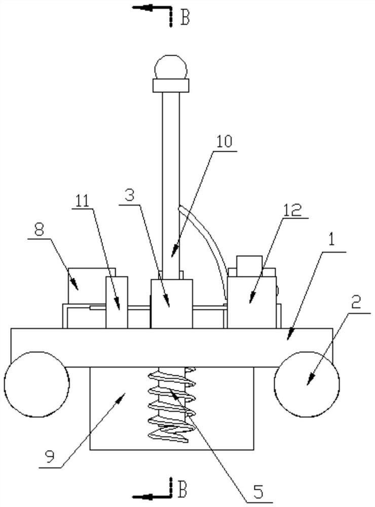 Floating type automatic cruise ecological water quality purification device