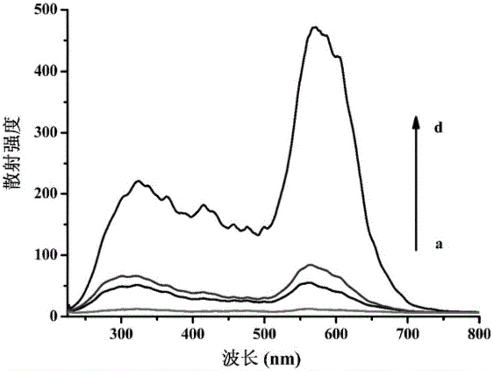 Chicken IgY- standard curve producing method and detection method using rabbit anti-chicken IgY- nanogold immune scattering probe