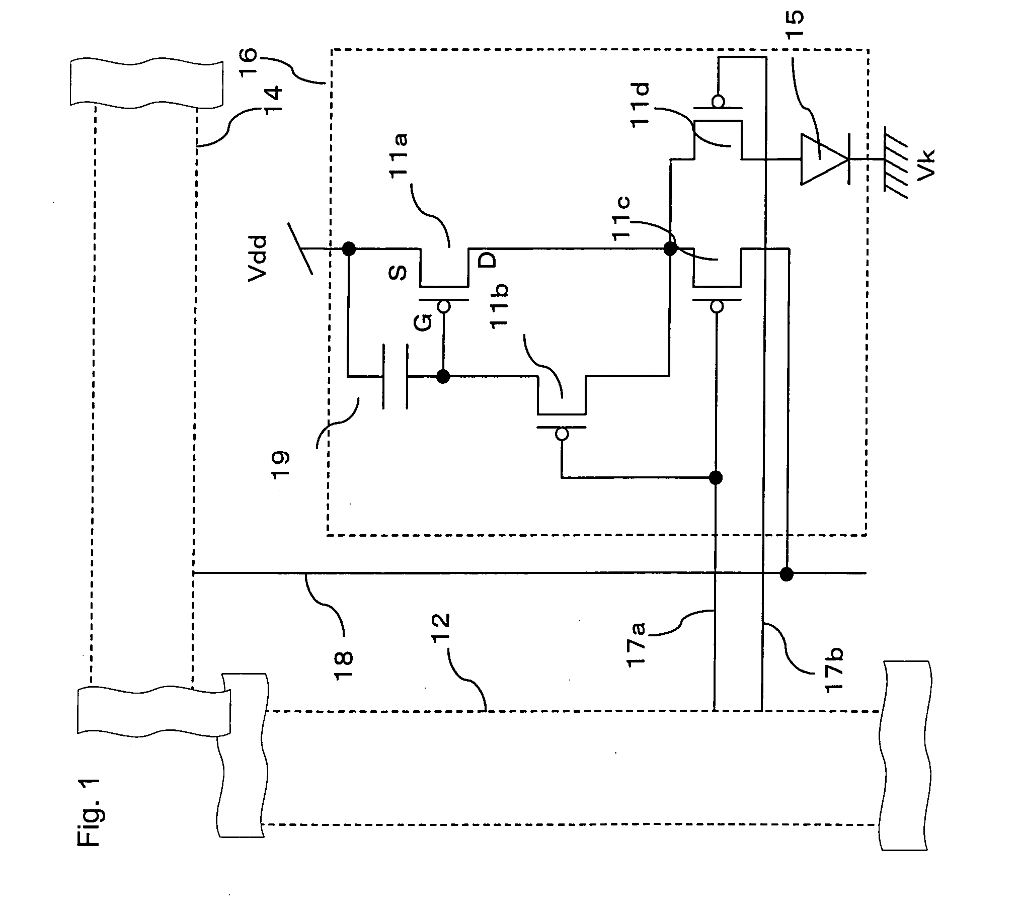 Circuit for driving self-luminous display device and method for driving the same