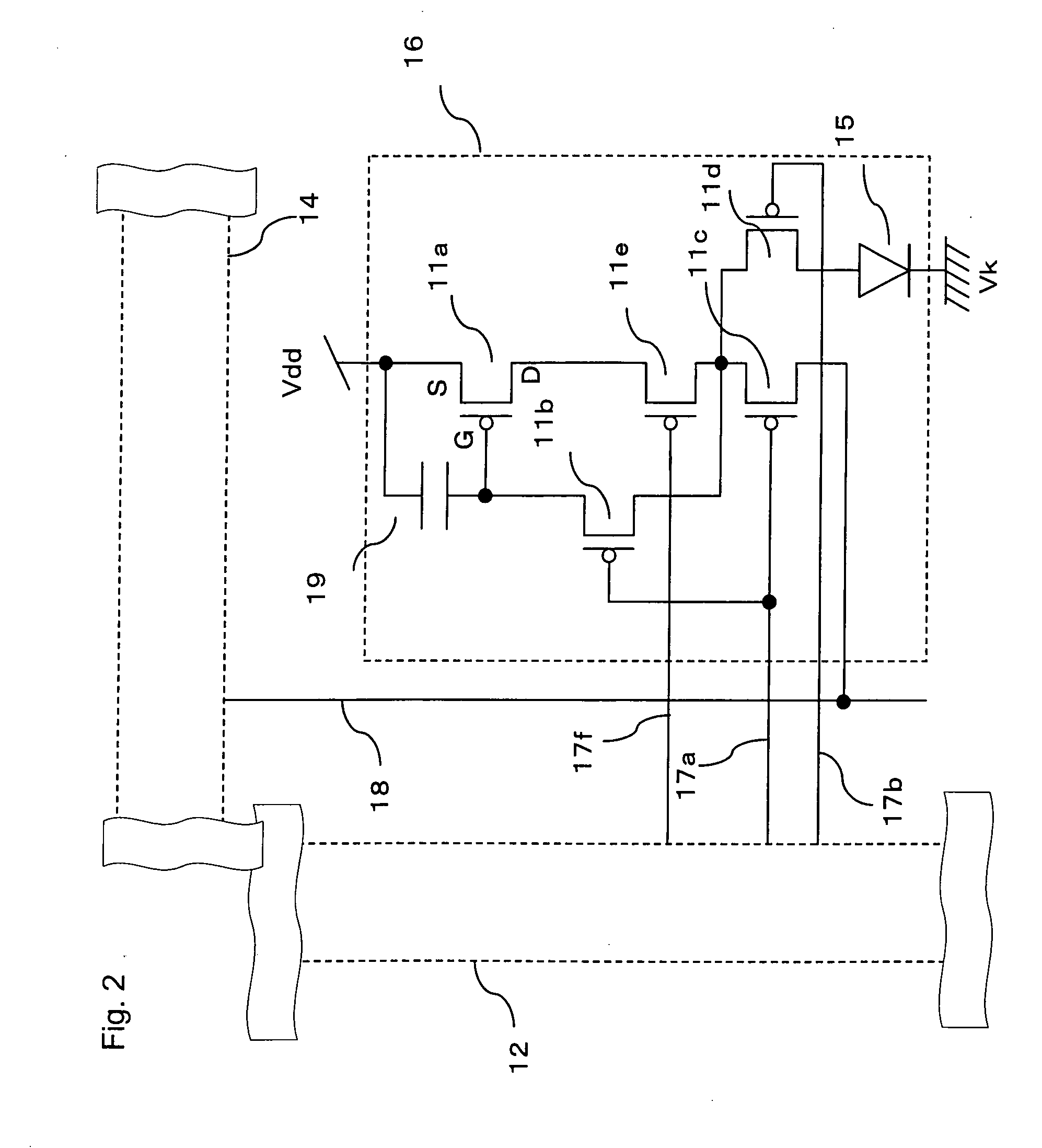 Circuit for driving self-luminous display device and method for driving the same