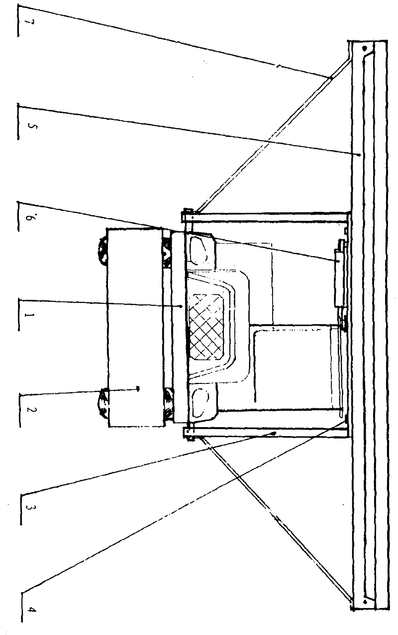 Large-scale self-propelled hydraulic sprinkler of high-speed combine harvesting, planting and managing machine