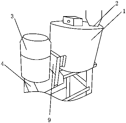 Process for harmless treatment of organic fertilizer