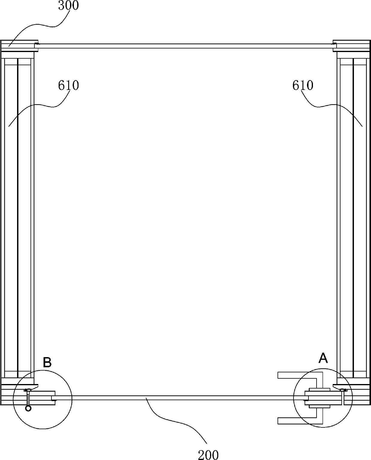 Indoor sound insulation structure independent of external environment