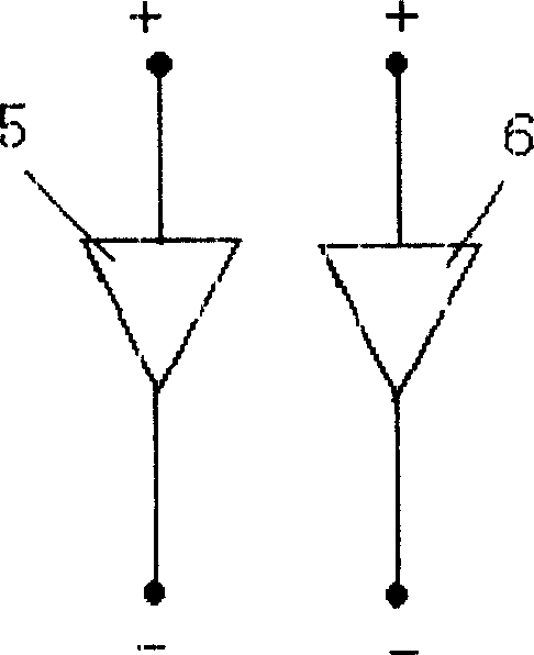 Method for testing power type LED thermal resistance and special purpose chip thereof