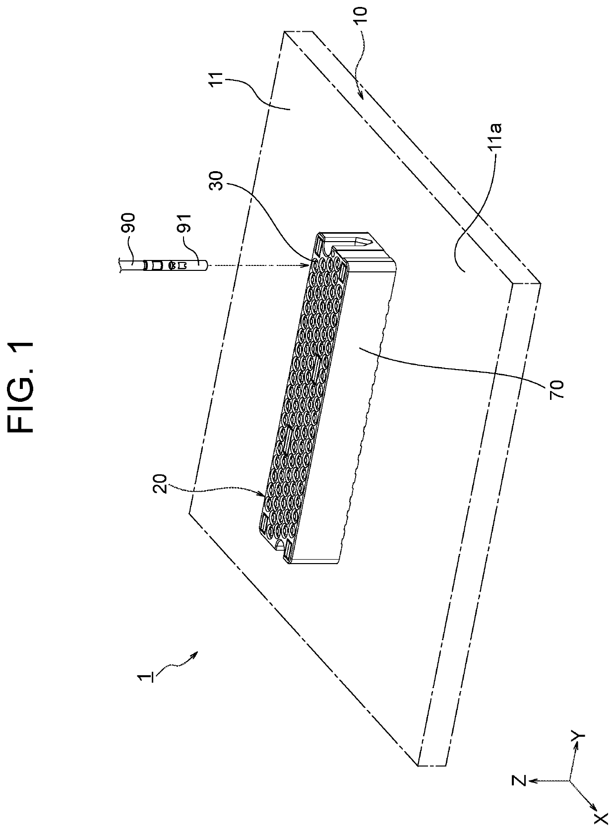 Coaxial terminal, coaxial connector, wiring board, and electronic component testing apparatus