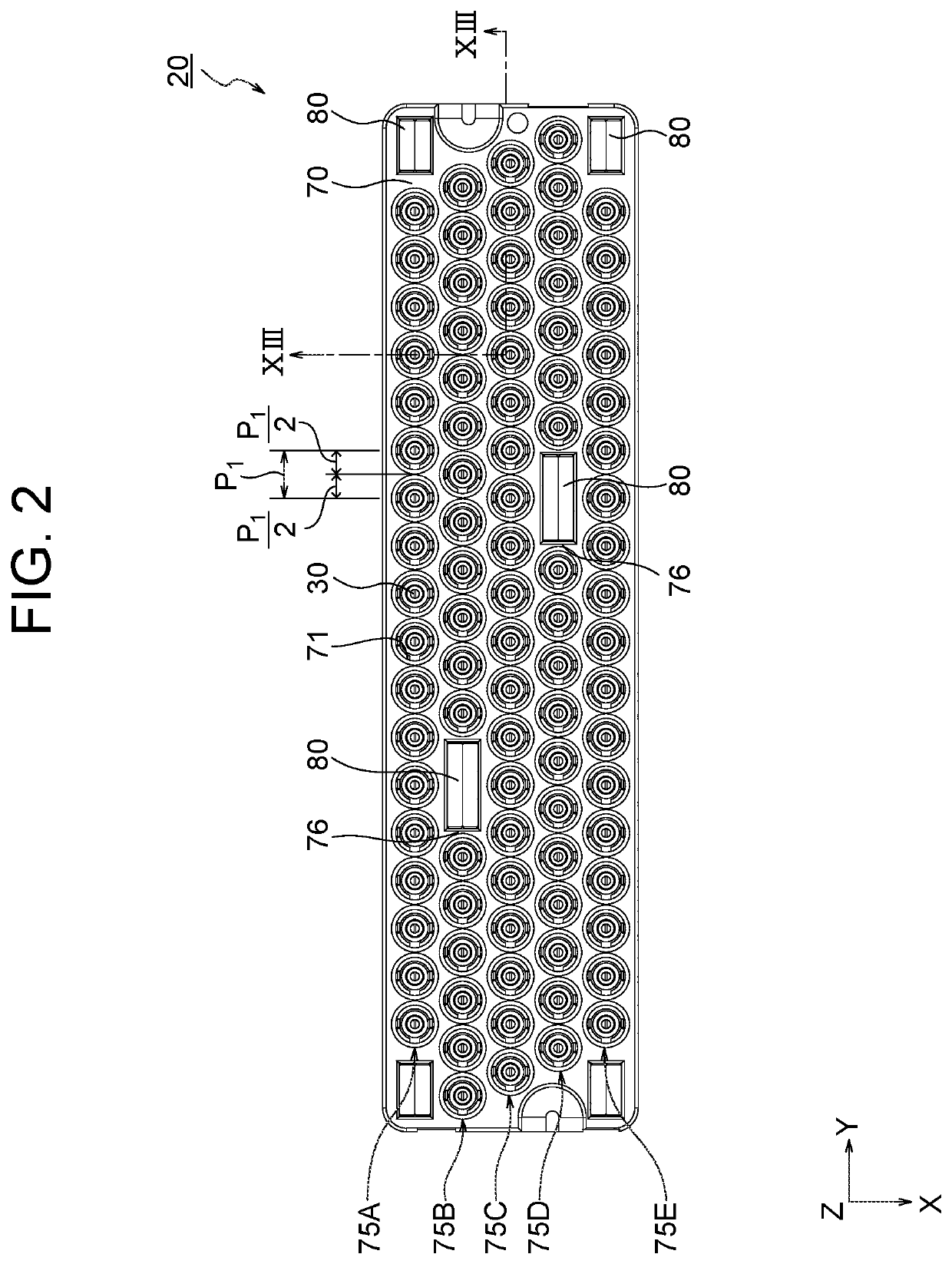 Coaxial terminal, coaxial connector, wiring board, and electronic component testing apparatus