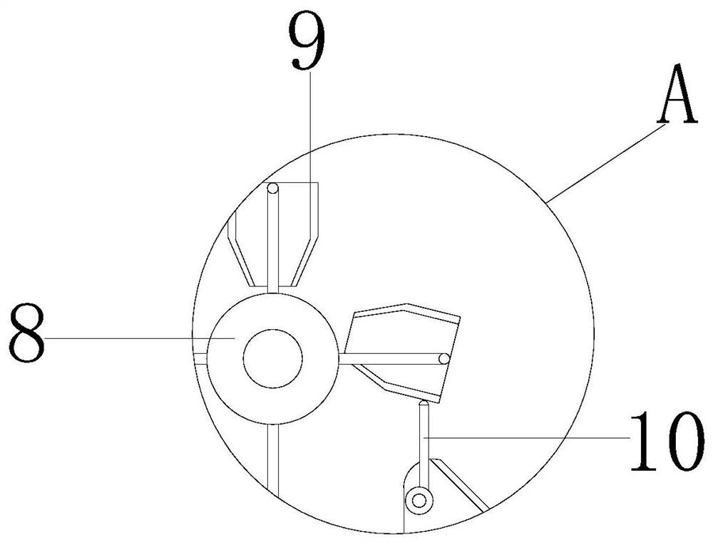 A rack with sorting function