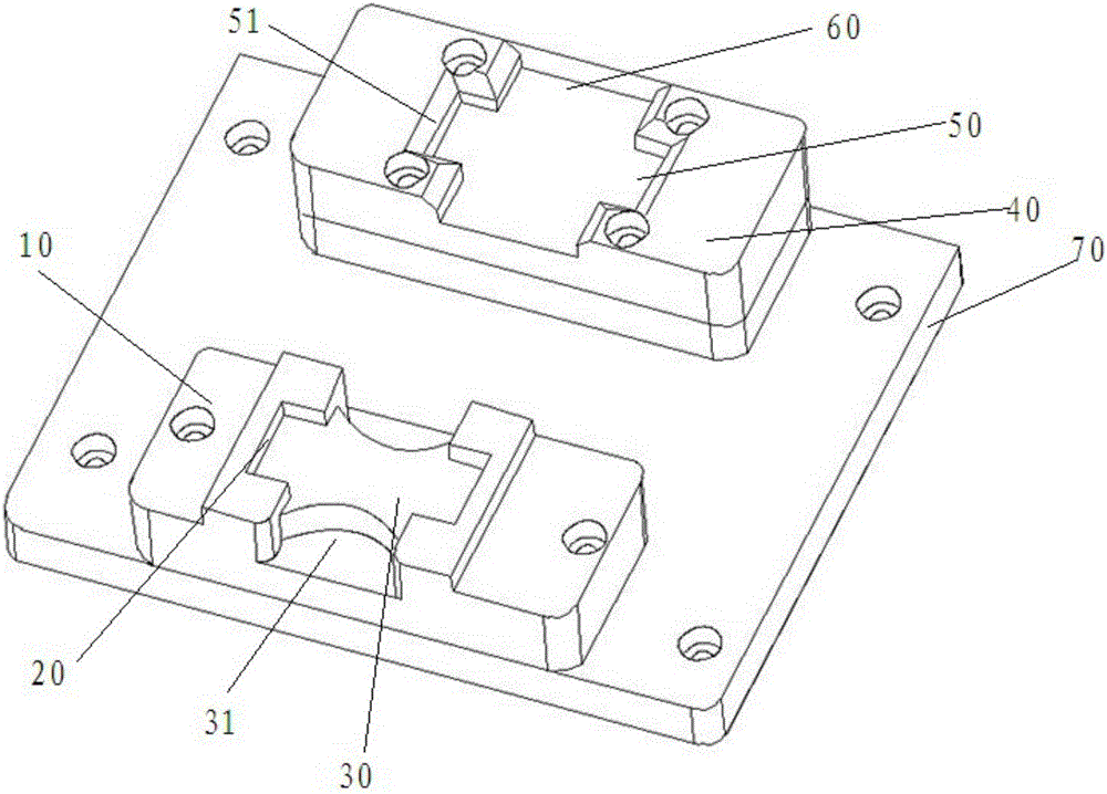 Glue dispensing fixing device and method