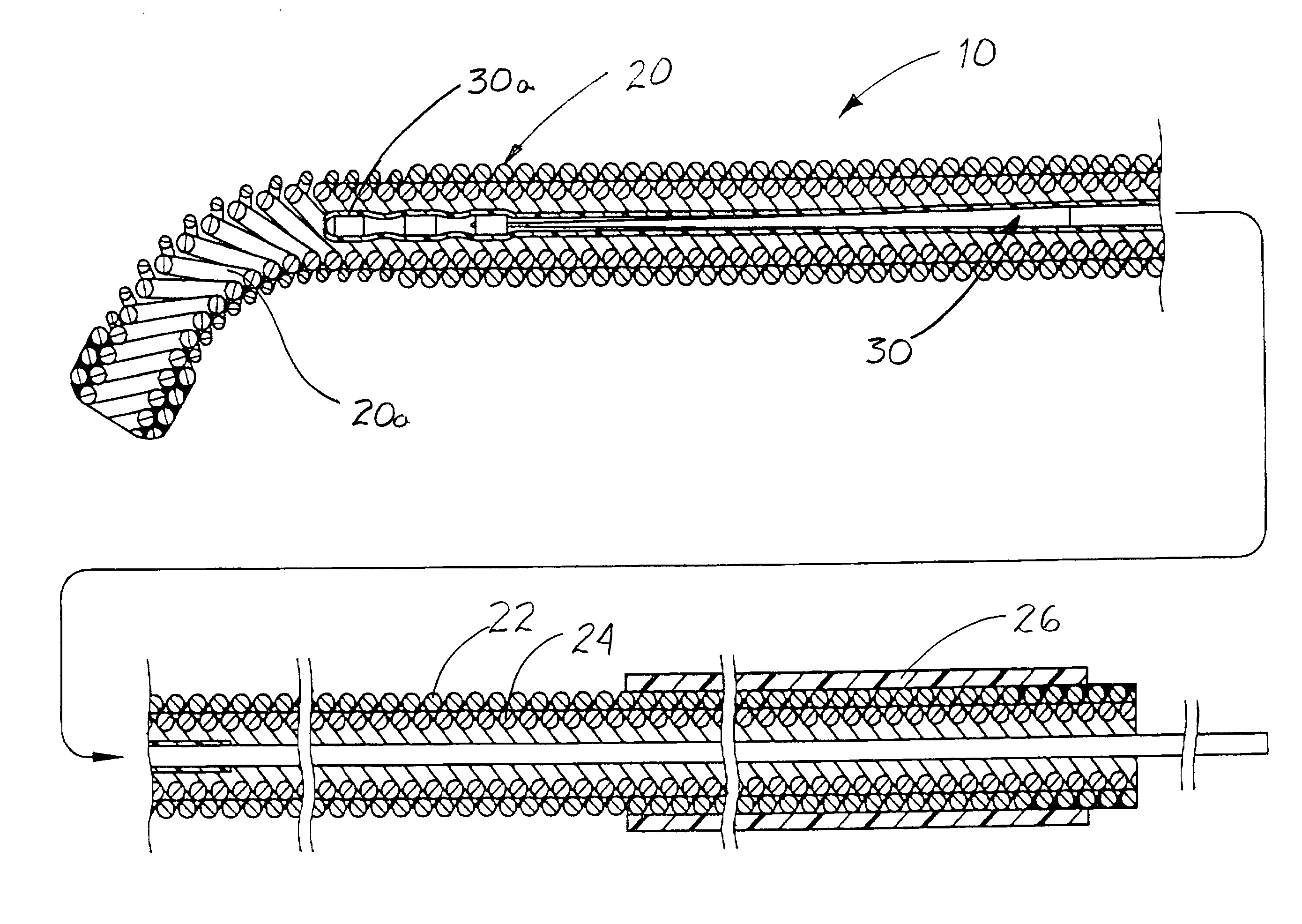 High torque, low profile intravascular guidewire system