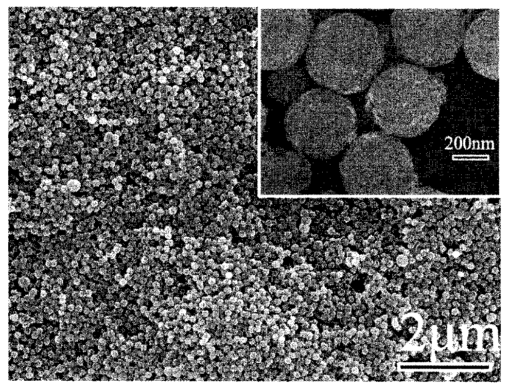 Core-shell-structured nano-particles modified with 8-aminoquinoline derivative, and preparation method and application thereof