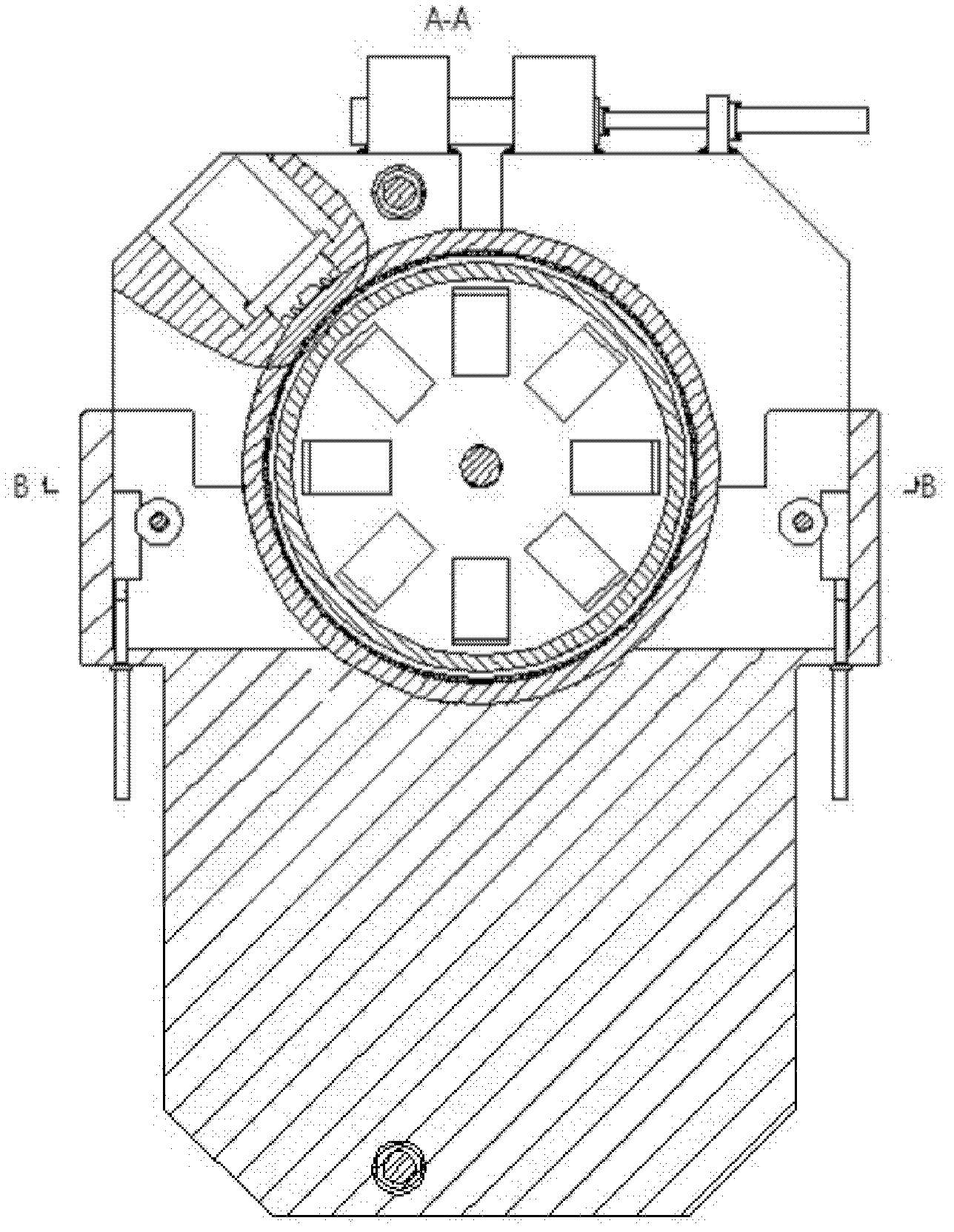 Real-time plugging device for undersea oil-leaking pipelines