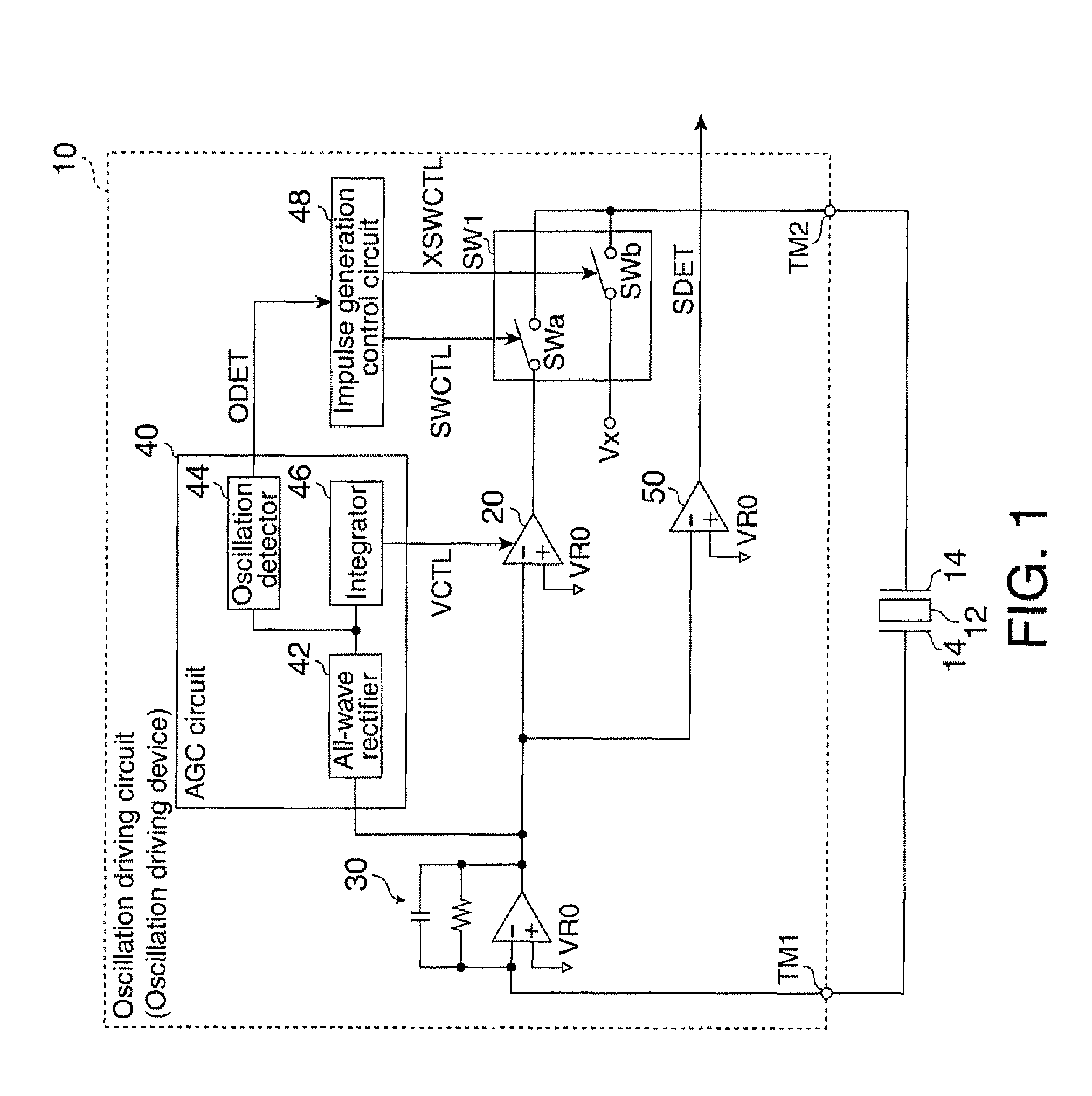 Oscillation drive device, physical quantity measurement device and electronic apparatus