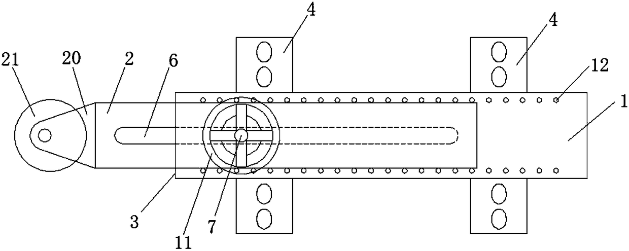 Belt tensioning device