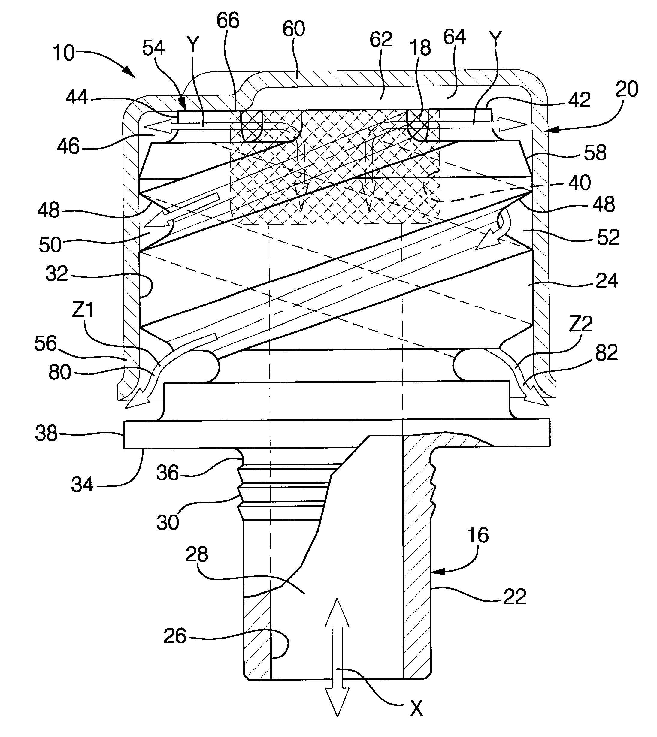 Transmission vent assembly