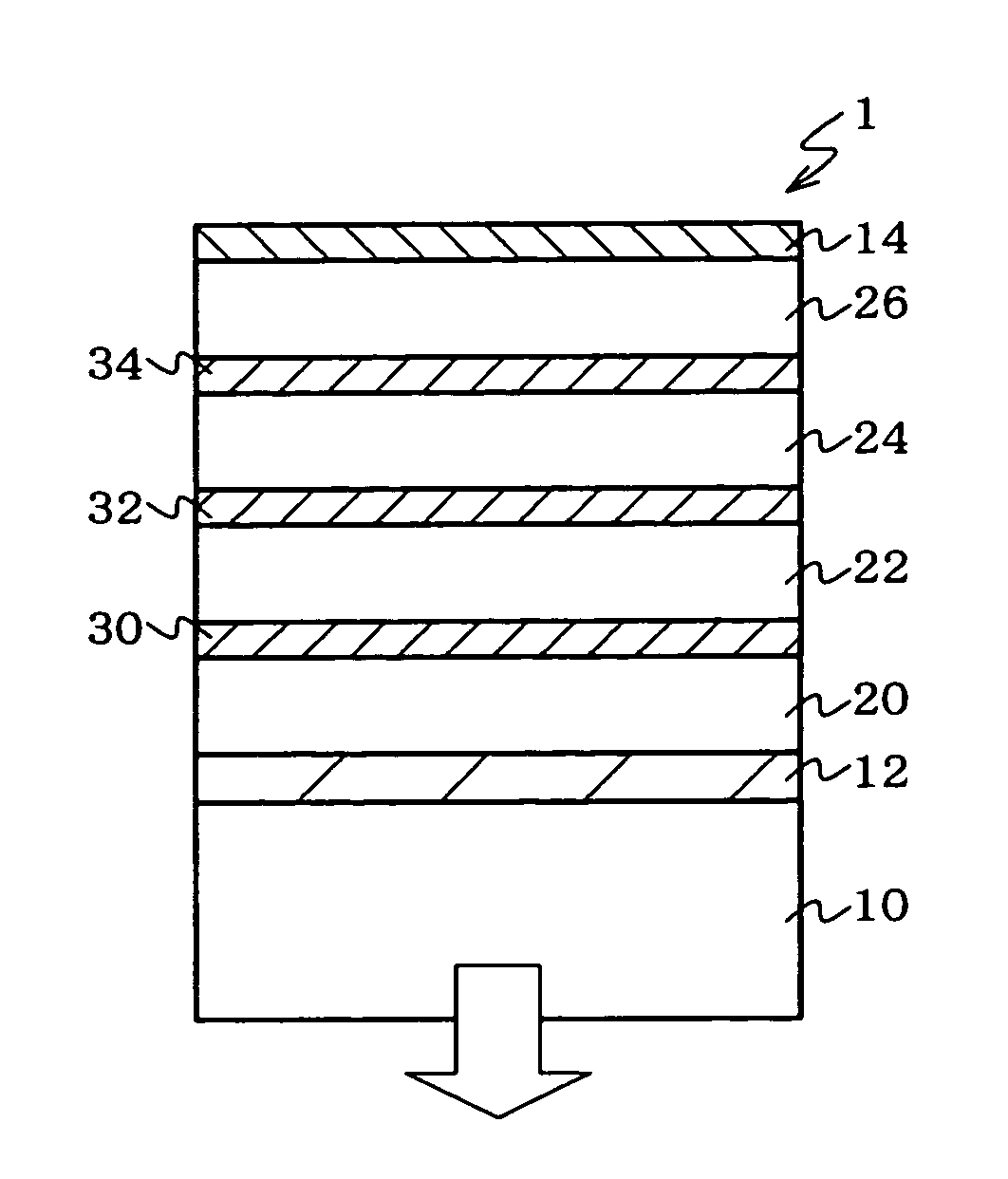 Organic electroluminescent device and display