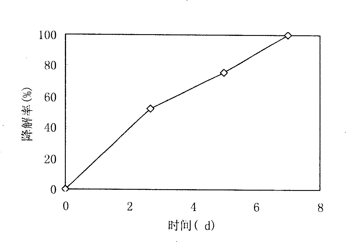 Method for preparing immobilization microorganism particles using pottery ball as carrier