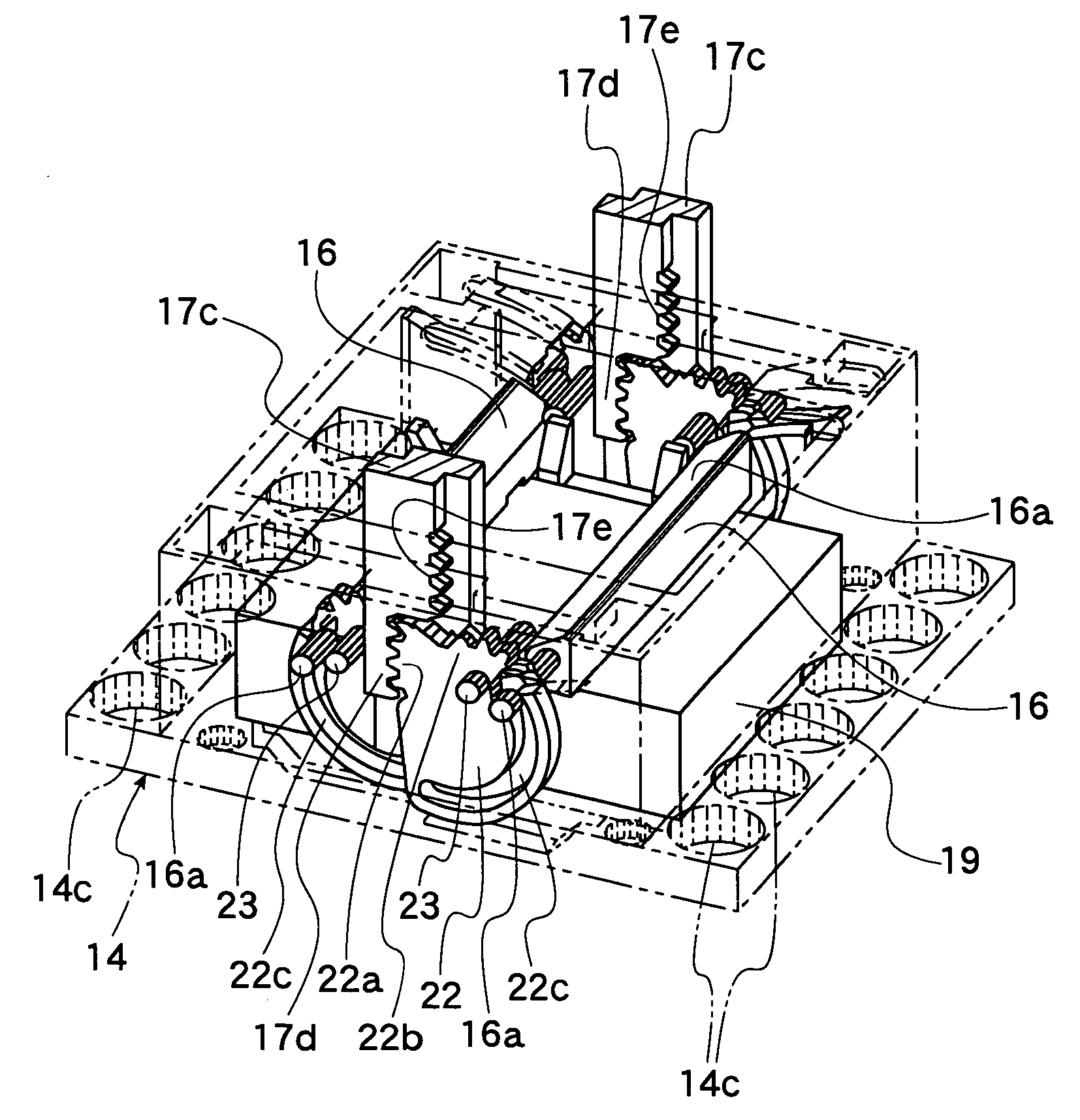 Socket for electrical parts