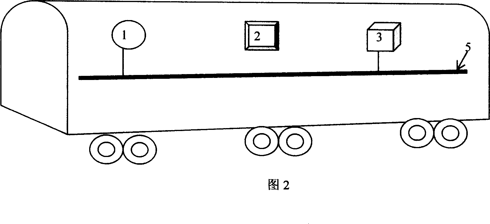 Audio-visual system by railway or subway coach broadcasting or power-supply circuit transmission