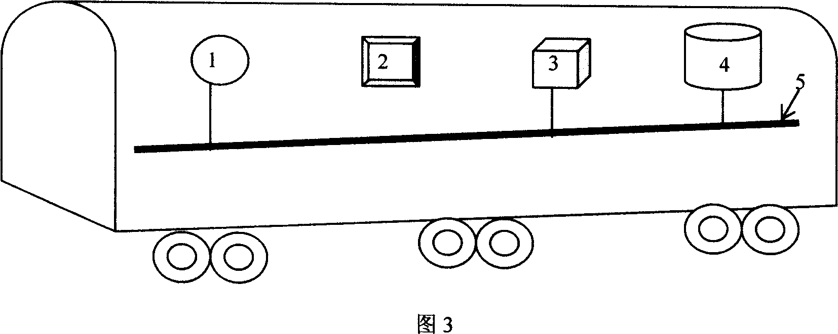 Audio-visual system by railway or subway coach broadcasting or power-supply circuit transmission