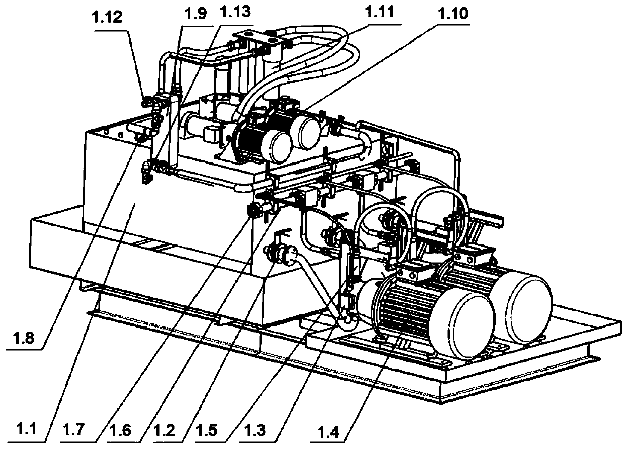 One-key control rack testing device