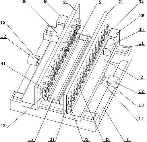 Rolling edge folding machine