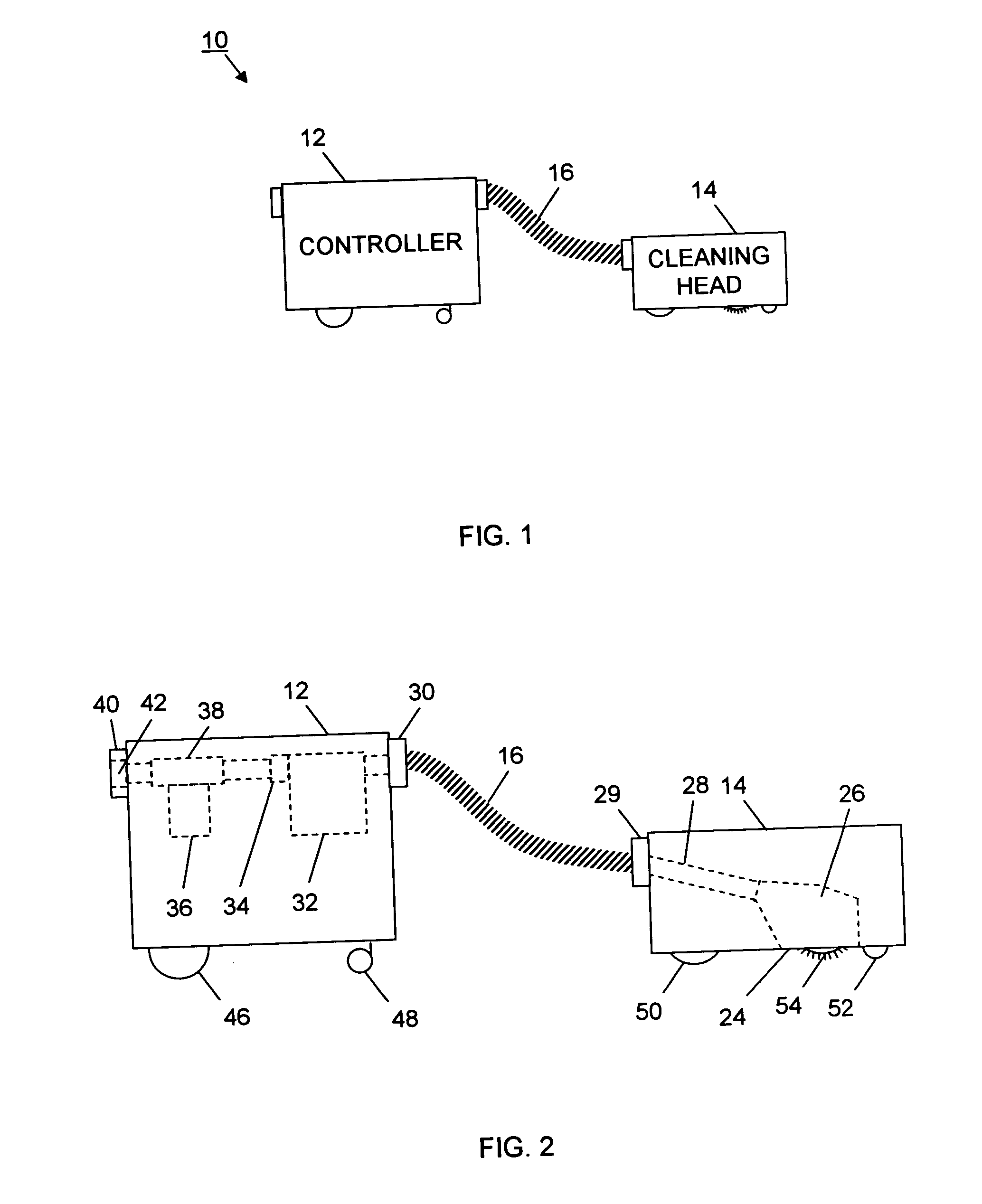 Sensors and associated methods for controlling a vacuum cleaner