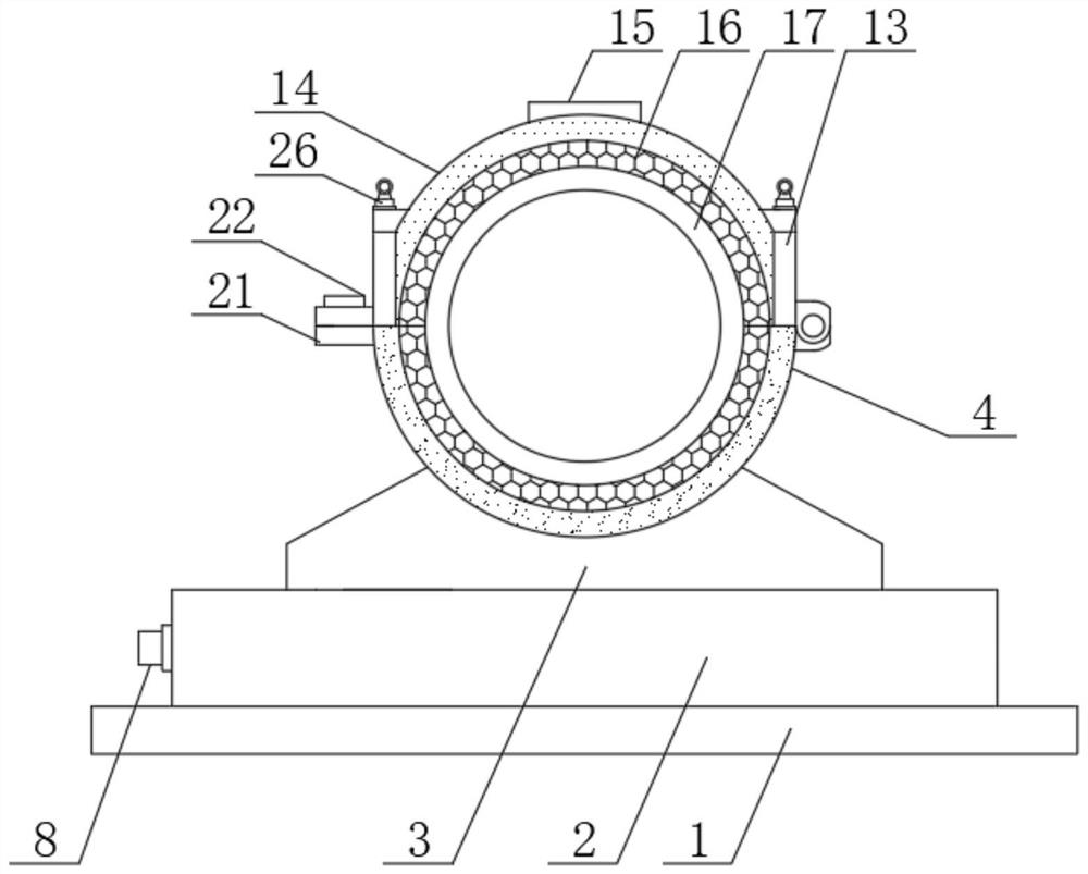 Fabricated fixed installation structure of indoor tap water pipeline