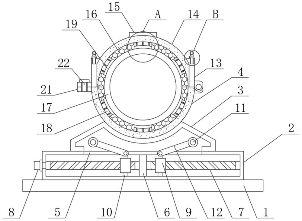 Fabricated fixed installation structure of indoor tap water pipeline